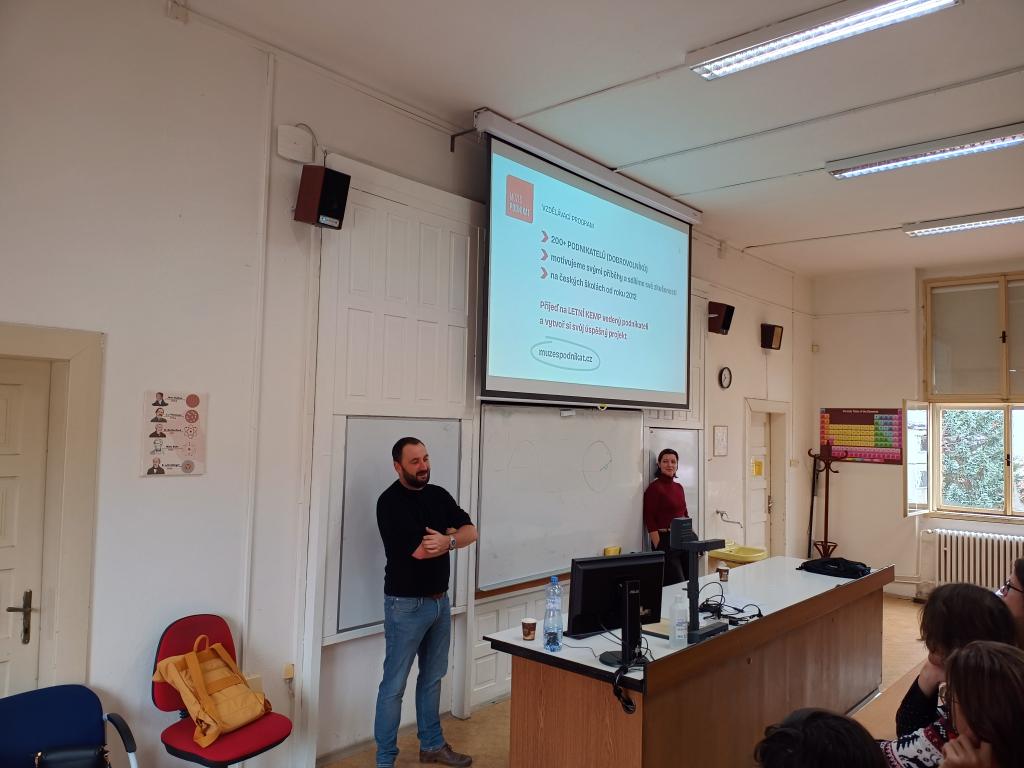 Seminář "Můžeš podnikat" | Střední průmyslová škola a Vyšší odborná škola Kladno.